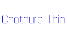 Chathura Thin フォント
